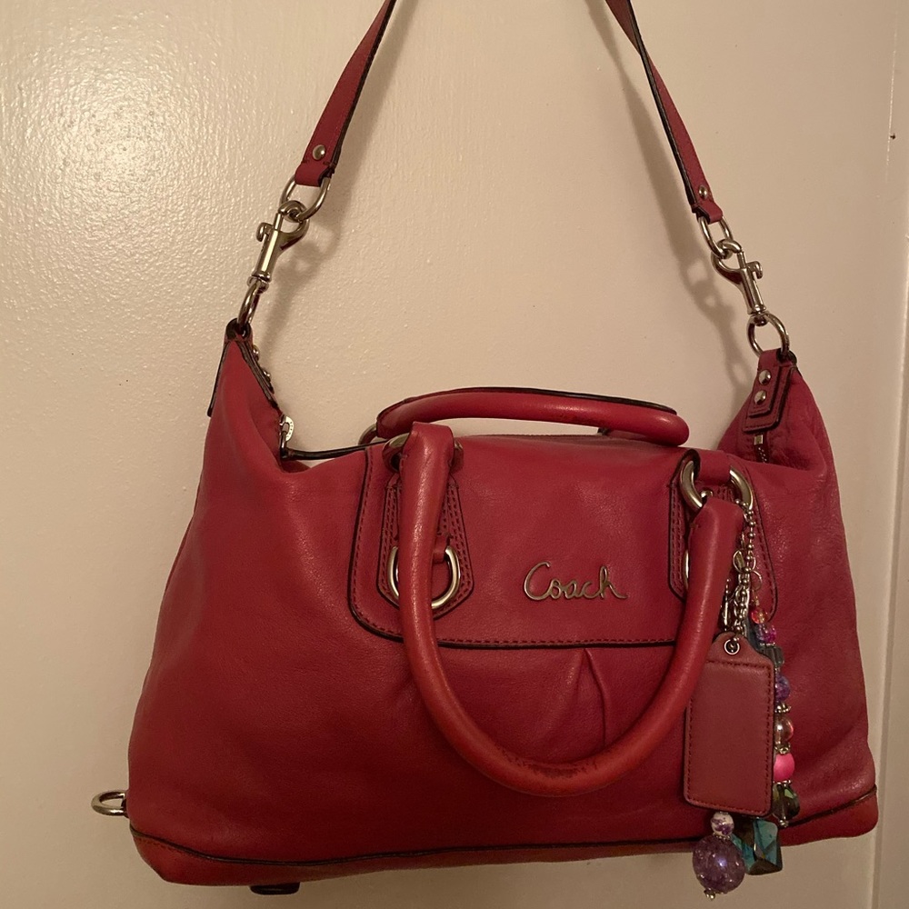 Coach 15445 Ashley Leather Satchel Handbag